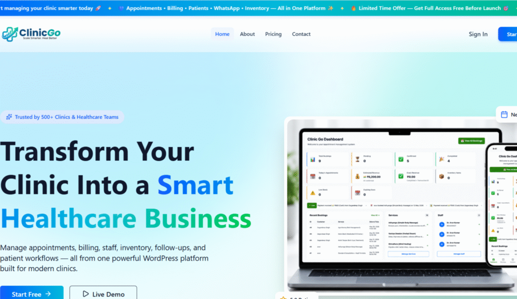 clininc go website
