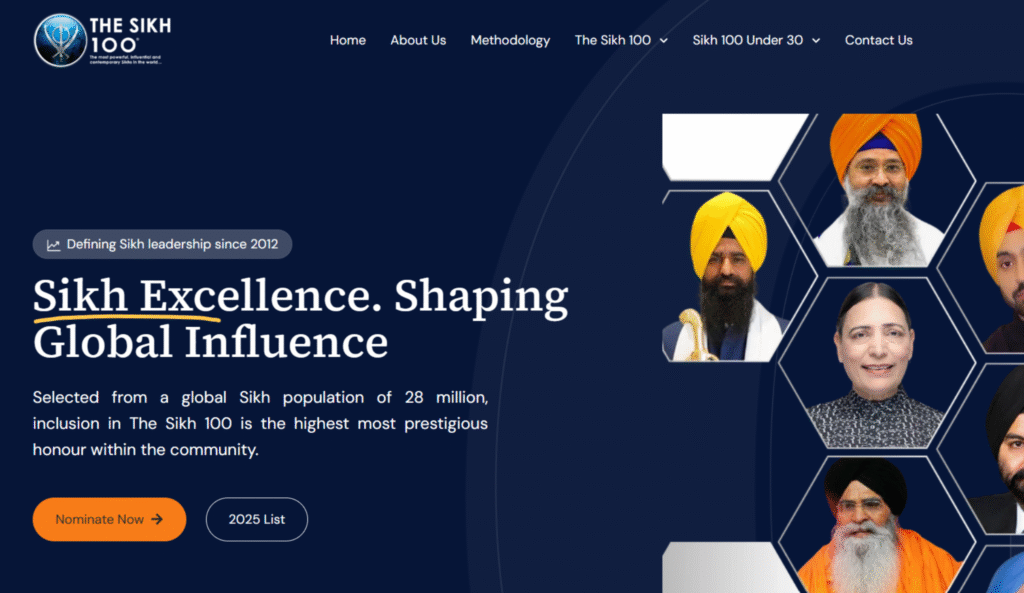 the sikh 100-website