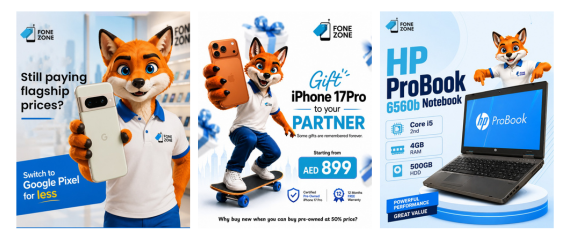 fonezone mascot